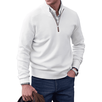 Nicolas™ | Eleganter Pullover mit Reißverschluss