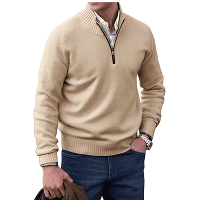 Nicolas™ | Eleganter Pullover mit Reißverschluss