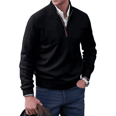 Nicolas™ | Eleganter Pullover mit Reißverschluss