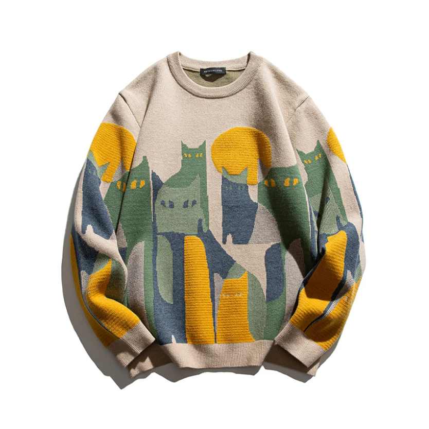 Sam | Unisex Katzen-Pullover