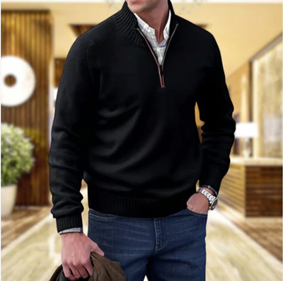 Nicolas™ | Eleganter Pullover mit Reißverschluss